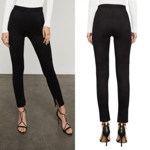 BCBGMaxAzria Pants - BCBGMaxazria Mason Faux Suede Legging Black